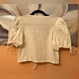 Free People Tops Nwt Free People Kitty Tee In Ivory Size Xs